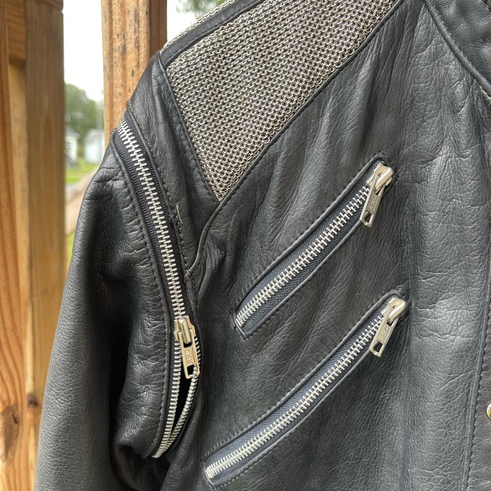 Vintage Micheal Jackson Beat It leather jacket size small - Picture 4 of 8